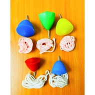 🔥 12 BIJI GASING PAKU TRADISIONAL PERMAINAN TRADISIONAL GASING PAKU PLASTIK MAINAN ZAMAN DULU MAINAN