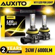 AUXITO 2PCS H11/H8/H16 LED Fog Light Bulb 6500K Cool White 3000K Golden Yellow Super Bright Fog Lamp