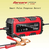 Foxsur Smart Pulse Pengecas Bateri 6V12V1.5A Lead Acid Timah Asid Fast Charging EV Car Motorsikal