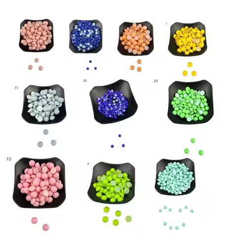 100pcs 12mm Hot White Yellow Matte ABS Hemisphere Loose Beads For Dress Making DIY Earrings Crafts C