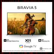 [New Model] Sony BRAVIA 5 ทีวี 85 นิ้ว รุ่น  K-85XR50 Mini LED 4K Ultra HD Smart TV (Google TV) | XR