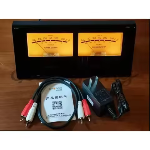 B-566 UV Meter High-Precision Audio Level DB Meter Finished VU Meter DB Panel Display 2-way Amplifie