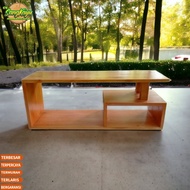 Minimalist wooden table, box table 80x25x35, wooden shelf, side table 8