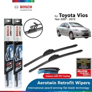 Bosch Aerotwin Retrofit U Hook Wiper Set for Toyota Vios NCP93 (24"/14").
