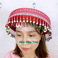 Mũ dân tộc Mèo loại đẹp mũ mèo hóa trang biểu diễn