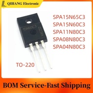 1-5PCS SPA15N65C3 SPA15N60C3 SPA11N80C3 SPA08N80C3 SPA04N80C3 TO-220F Field Effect Transistor
