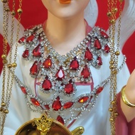 项链饰品九尾项链高端观音带钻项链黑妈妈九尾狐娘娘百搭时尚项链Necklace Jewelry Nine Tail Necklace High-end Guanyin with Diamondyudk8