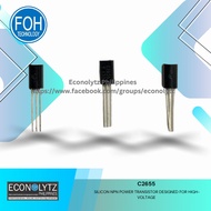 1 PC C2655 A SILICON NPN BIPOLAR JUNCTION TRANSISTOR PACKAGED IN A TO-92L