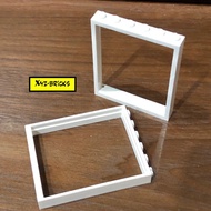 LEGO PARTS 6256127 - Frame 1x6x6 White