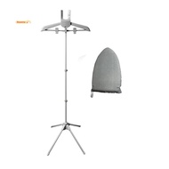 Garment Steamer Stand Foldable with Ironing Gloves for Clothes, Adjustable Steamer Rack with Two Cli