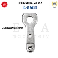 MESIN KL43 SIRUBA Bottom Thread Path Overlock Bottom Looper Overlock Sewing Machine TYPICAL JACK SIM