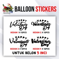 [FOIL 5inci & 10inci] VALENTINE - Surprise / Party / STICKER SURPRISE