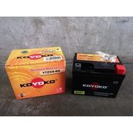 KOYOKO SEALED BATTERY ( YB3L-BS / YB4L-BS / YTZ5S / YB5L-BS / YTX7A-BS / 12N9L-BS / YTX9-BS )