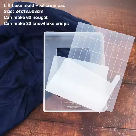 Food Grade Nougat Baking Plate Nougat Tools Set Baking Molds Pastry Reusable Easy DIY Kitchen Rectan