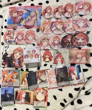 五等分的花嫁 中野五月 畫板 徽章 小手辦 色紙 五等分的新娘 ws 五等分的花嫁