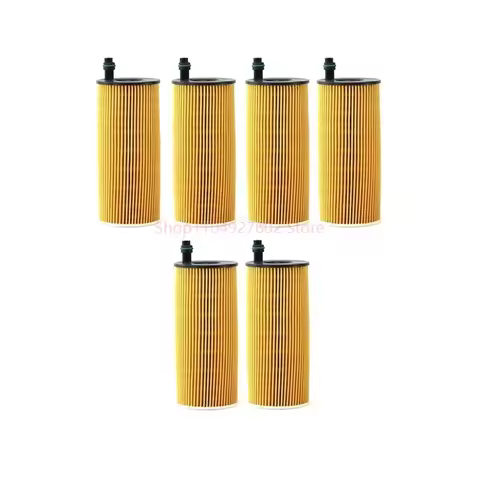 3/6PCS Car Oil Filter 11428507683 11428575211 HU6004X For BMW X5 X3 116d 120d 328d 535d E84 E90 F06 