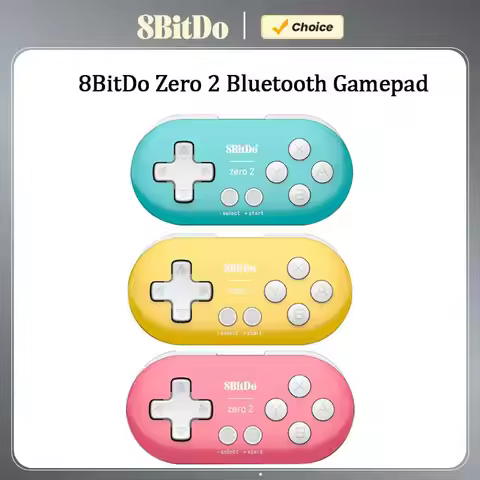 8BitDo Zero 2 Bluetooth Gamepad Mini Controller Compatible for Nintendo Switch PC Windows Android ma