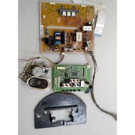 (007) Toshiba 24HV10E Mainboard, Powerboard, Speaker, Stand. Used TV Spare Part LCD/LED/Plasma