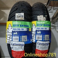 TUBELESS OUTER TIRES 110/70-13 & 130/70-13 MICHELIN CITY EXTRA NMAX155 TIRES