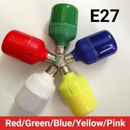 Red/Green/Blue/Yellow/Pink Bulb E27 Led Bulbs Light Bulb Led Color 5W/10W/15W/20W Bulb Light E27 Led