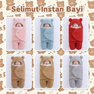 Bjorn_children's sleeping blanket bear character baby swaddle blanket/