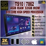 New Android Player 2K Screen !!!!!! Android Player TS10 4Ram+32Rom Octa Core 8+8 For All Car