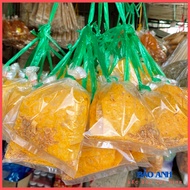 String 10 bags of square leaf rice paper mixed with cheese