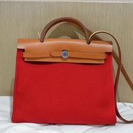 HERMES HERBAG 31 RED TOMATO