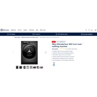 ELECTROLUX NEW 13kg UltimateCare 900 front load washing machine EWF1342R9SC IntelliDose,IntelliQuick