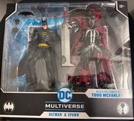 全新 DC Multiverse Batman & Spawn McFarlane Batman & Spawn 2 pack Set DC Multiverse 2023 麥法蘭  蝙蝠俠 再生俠 