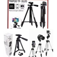 (SKN) Tripod 3110/3120 Foldable Camera Tripod Silver / Black Edition Mobile Phone Tripod