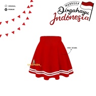 MERAH Coco Kids_ Girls' Set Special Independence Day of the Republic of Indonesia Oneset Croptop + P