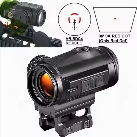 SPI TFIRE Gen II 3X Prism Scope AR-BDC4 Reticle HD Lens Elements Night Vision Tacitical Hunting Refl