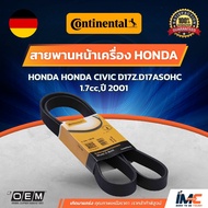 CONTINENTAL Front Engine Belt HONDA CIVIC D17Z.D17ASOHC 1.7cc Year 2001