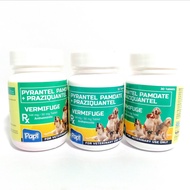 [VETKLIX] Papi Vermifuge Pyrantel Dewormer Tablets (SOLD PER TABLET) (Pyrantel Embonate + Praziquant