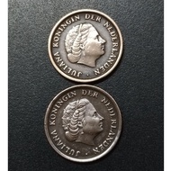 Netherlands Juliana 1 Cent 1950 & 1954 ( 2 Coins )