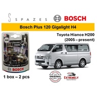 Toyota Hiance H200 Headlight Bulb Hiance BOSCH Gigalight Plus 120 H4 Bosch Bulb H4 - 1 set (2PCS)