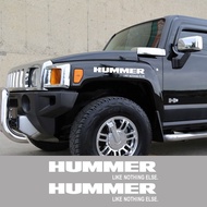 2PCS Car Door Letter Stickers  Hummer H1 H2 H3 GMT H2H SUT H3T HEV Tuning Auto Accessories Vinyl  De
