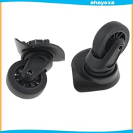 2 Pieces Luggage Suitcase Replacement Rubber Swivel Caster Wheel A90