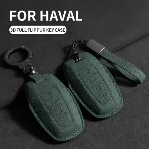 Car Key Case For Great Wall Haval Jolion 2022 H6 H7 H4 H9 F5 F7 F7X F7H H2S GMW Dargo Suede Car Keyc