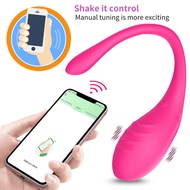 Wireless bluetooth g point vibrator vibrator for women app remote control use vibrating egg clit female panties sex toys for adult