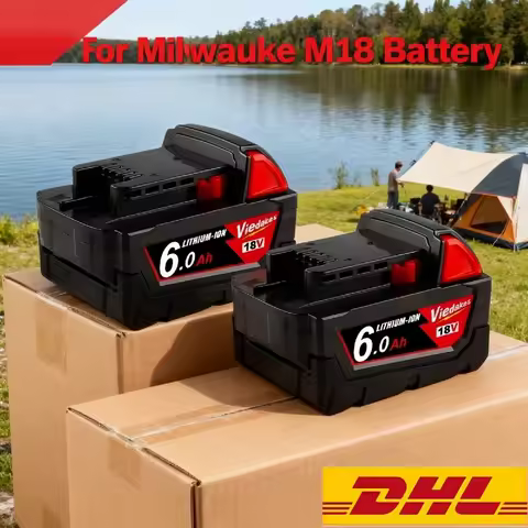 9000mAh For Milwaukee M18 Battery 18V Rechargeable Battery For Milwaukee XC Lithium-ion battery 48-1