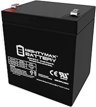 ML5-12 - 12 Volt 5 AH Rechargeable SLA Battery - Mighty Max Battery Brand Product
