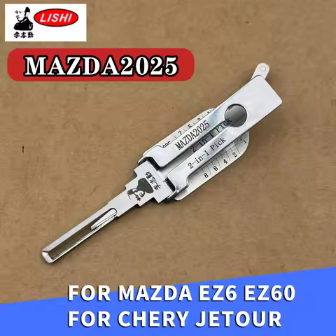 For MAZDA2025 LISHI 2in1 Decoder Lock Pick For MAZDA EZ6 EZ60 CHERY JETOUR Locksmiths tool Open Car 
