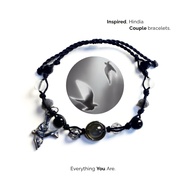 Hindia Couple Bracelet - Doves | Hindia Inspired Bracelet | Hindia Ring Drawstring Bracelet