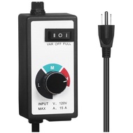 GO Auto-Fan Speed Controller Speed Controller ABS 120V 15Amp Speed Adjuster for Exhaust Fan and Inli