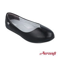 Aerosoft รองเท้าคัชชูส้นแบน รองเท้าเพื่อสุขภาพ รุ่น CW3038 เบานุ่มสบาย ลดปวดเท้า