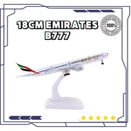 18CM EMIRATES AIRLINES BOEING B777 1:250 METAL AIRCRAFT REPLICA DIECAST COLLECTIBLE DISPLAY PLANE TO