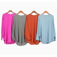 blouse batwing baggy sweatshirt woman