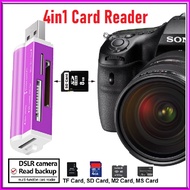 4in1 Memory Card Reader / Micro SD TF T-Flash Memory Card Reader / USB 2.0 Card Reader